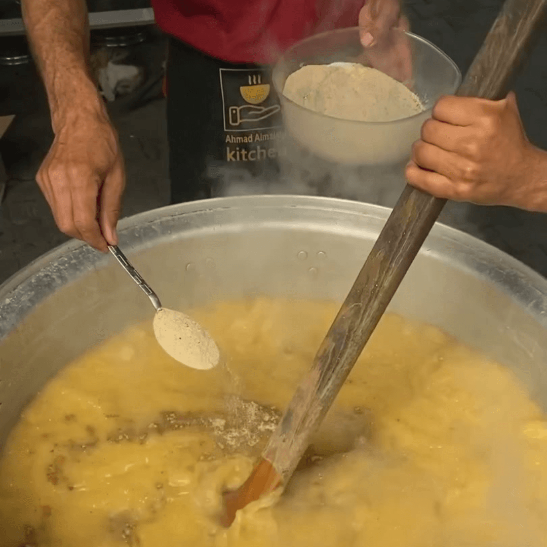 Préparation de repas chauds à Gaza