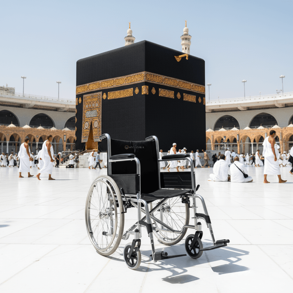 Mon fauteuil roulant à la Mecque